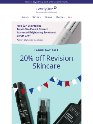 LovelySkin - Unlock 20% off Revision Skincare savings on Nectifirm ADVANCED, Intellishade & more