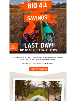 Kelty - Final Day for July 4th Savings! Don't Miss Out!