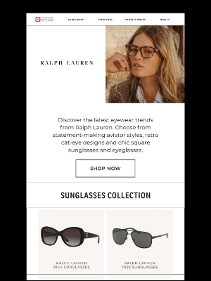 Designer Optics - Latest Eyewear Trends From Ralph Lauren