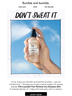 Bumble & Bumble - This multitasking mist was practically ✨made✨ for summer.
