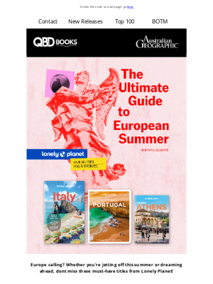 QBD The Bookshop (Australia) - QBD Books: Your ULTIMATE Guide To European Summer