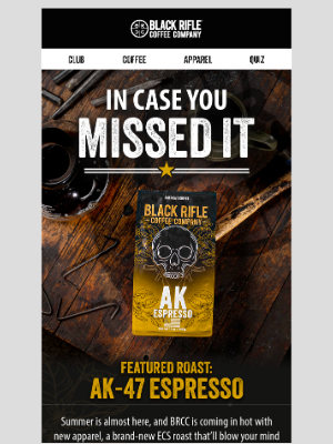 Black Rifle Coffee - Who doesn't love positive news?  