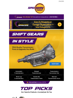 Speedway Motors - Transmission Parts to Meet Your Needs