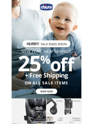 Chicco USA - 25% off + Free Shipping Ends Soon!