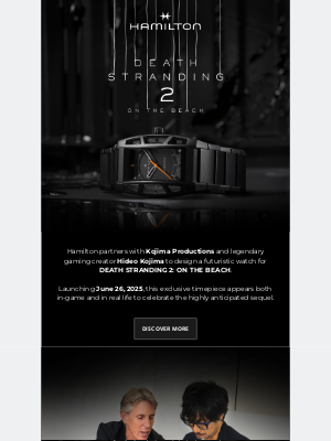 Hamilton Watch - Game on! Discover the watch in DEATH STRANDING 2