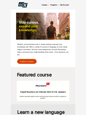 Looking to learn something new?
