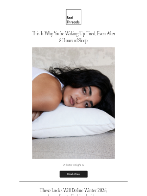 Bed Threads (Australia) - Why You’re Waking up Tired, How to Detox Your Home, and Winter 2025 Fashion Trends