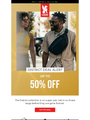 Chrome Industries - Hot Summer. Cool Deals.