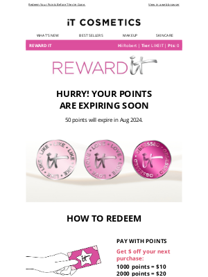 IT Cosmetics - Your Points Are Expiring!