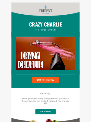 tridentflyfishing.com - How to Tie the Crazy Charlie