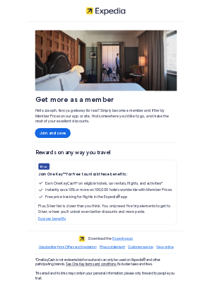 Expedia - Members get more…