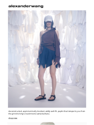 Alexander Wang - anti-poplin work poplin