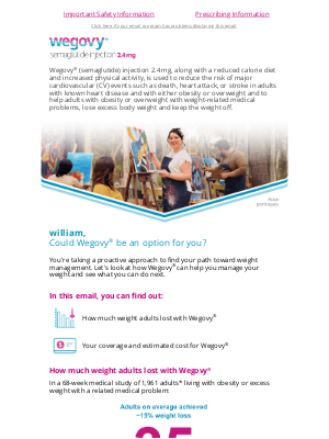 Wegovy - Ready to lose weight?