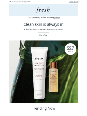 Fresh - Don't miss out: Exclusive gifts