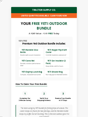 Ritz Camera - Tractor Supply's Gift to You: A Free Yeti Bundle