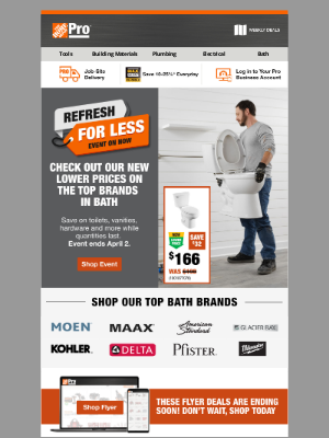 The Home Depot (Canada) - Take Advantage of New Lower Prices During Our Refresh for Less Event