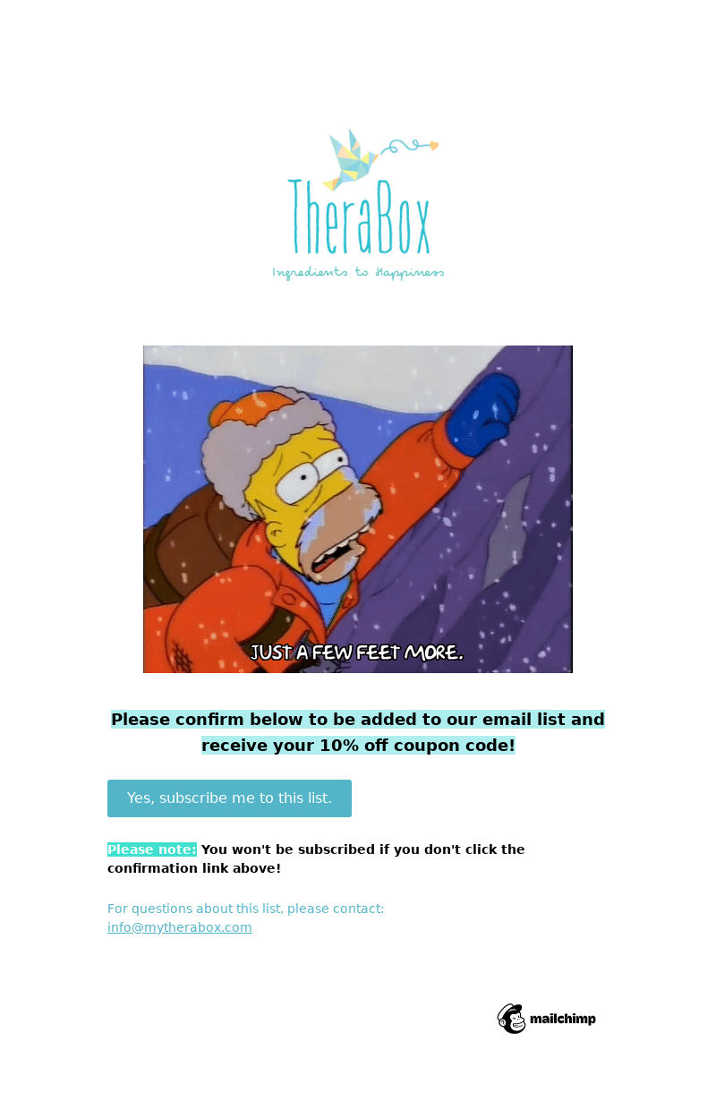 TheraBox - TheraBox: Please Confirm Subscription 