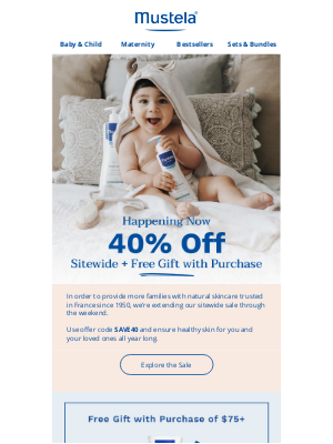 mustela black friday