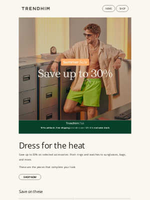 Trendhim - Summer sale is live!