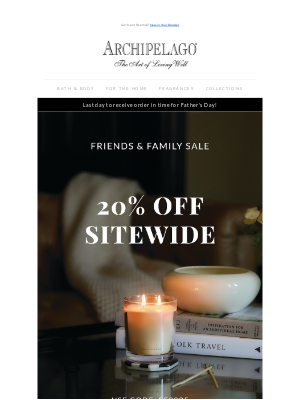 Archipelago Botanicals - A gift for Dad (and maybe for you, too)
