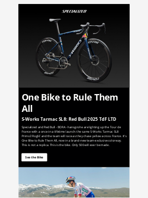 Specialized Bicycle Components - All New S-Works Tarmac SL8 for Red Bull - BORA - hansgrohe