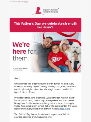 St. Jude Children's Research Hospital - 💙 A Father’s Strength. A Son’s Smile. A Story of Hope.