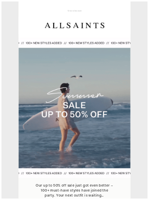 ALLSAINTS (United Kingdom) - Sale Alert: 100+ New Styles Added