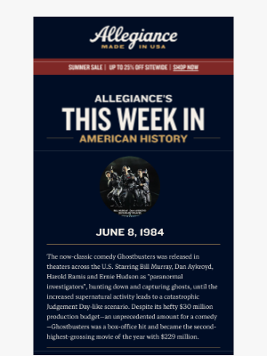 Allegiance Flag Supply - This Week In American History