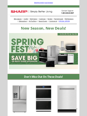 Sharp - Hello Spring, Hello Savings🌸