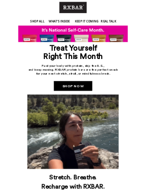 RXBAR - Your wellness routine just got tastier