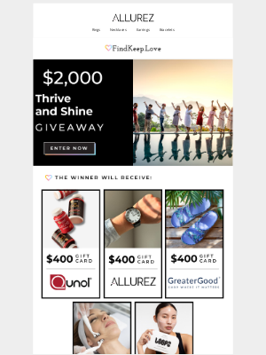 Allurez - This Giveaway Is Practically Calling Your Name 📣