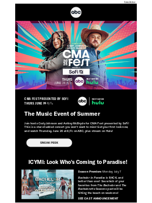 Shop Disney - SNEAK PEEK 🎵 CMA Fest Presented by SoFi 🎵 Watch June 26!
