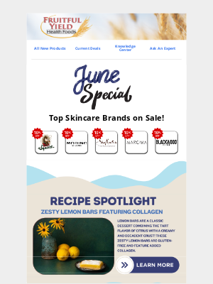 Fruitful Yield - June Monthly Specials