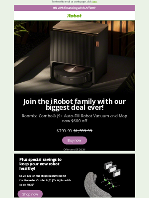 iRobot - Prime Day Early Access starts now!