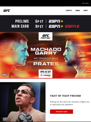 UFC GYM - Live From Kansas City! Machado Garry vs Prates