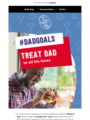 Brewers Fayre (United Kingdom) - Treat Dad for Father's Day