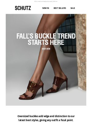 Schutz - Fall’s Buckle Trend Starts Here