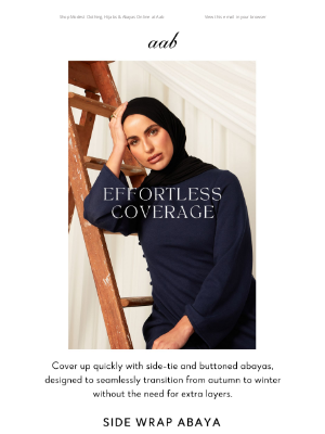 Aab - New Abayas With Effortless Coverage