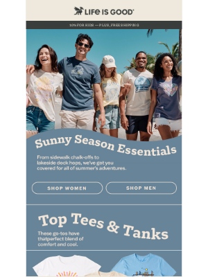 Life Is Good Inc - Sunny Season Essentials
