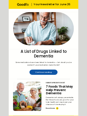 GoodRx - These Meds May Raise Dementia Risk