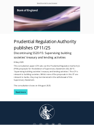 Bank of England - PRA publishes CP11/25