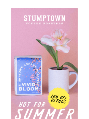 Stumptown Coffee Roasters - Get summer-ready with 20% off
