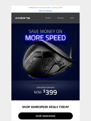 COBRA PUMA GOLF - Save On DARKSPEED - Shop Now