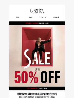 La Senza - Up to 50% OFF 🔓 VIP Early Access