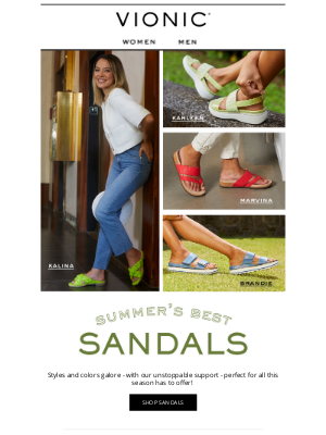 Vionic - Sandals We Love (& You Will Too!)