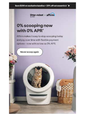 Litter-Robot - New! Get Litter-Robot with 0% APR