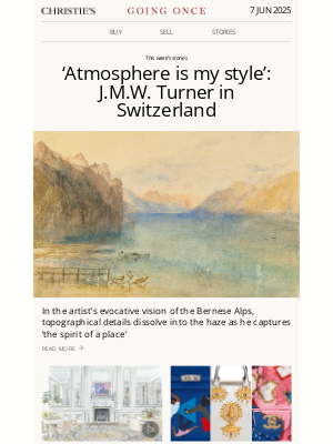 Christie's - Going Once No. 438 | Turner’s Switzerland
