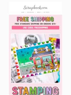 Scrapbook - 🤗 Free Shipping is Here? Yes, Please!