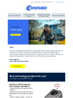 Conrad Electronic International GmbH & Co. KG - Your weekly recommendations are waiting for you!