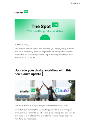 MailerLite - Product SpotLite for April 🌸